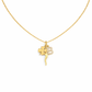 Collana in argento 925 con ciondoli portafortuna