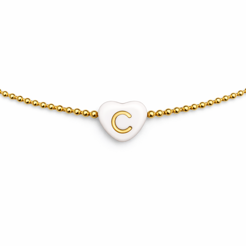 Collana in argento 925 con iniziale