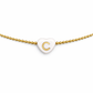 Collana in argento 925 con iniziale