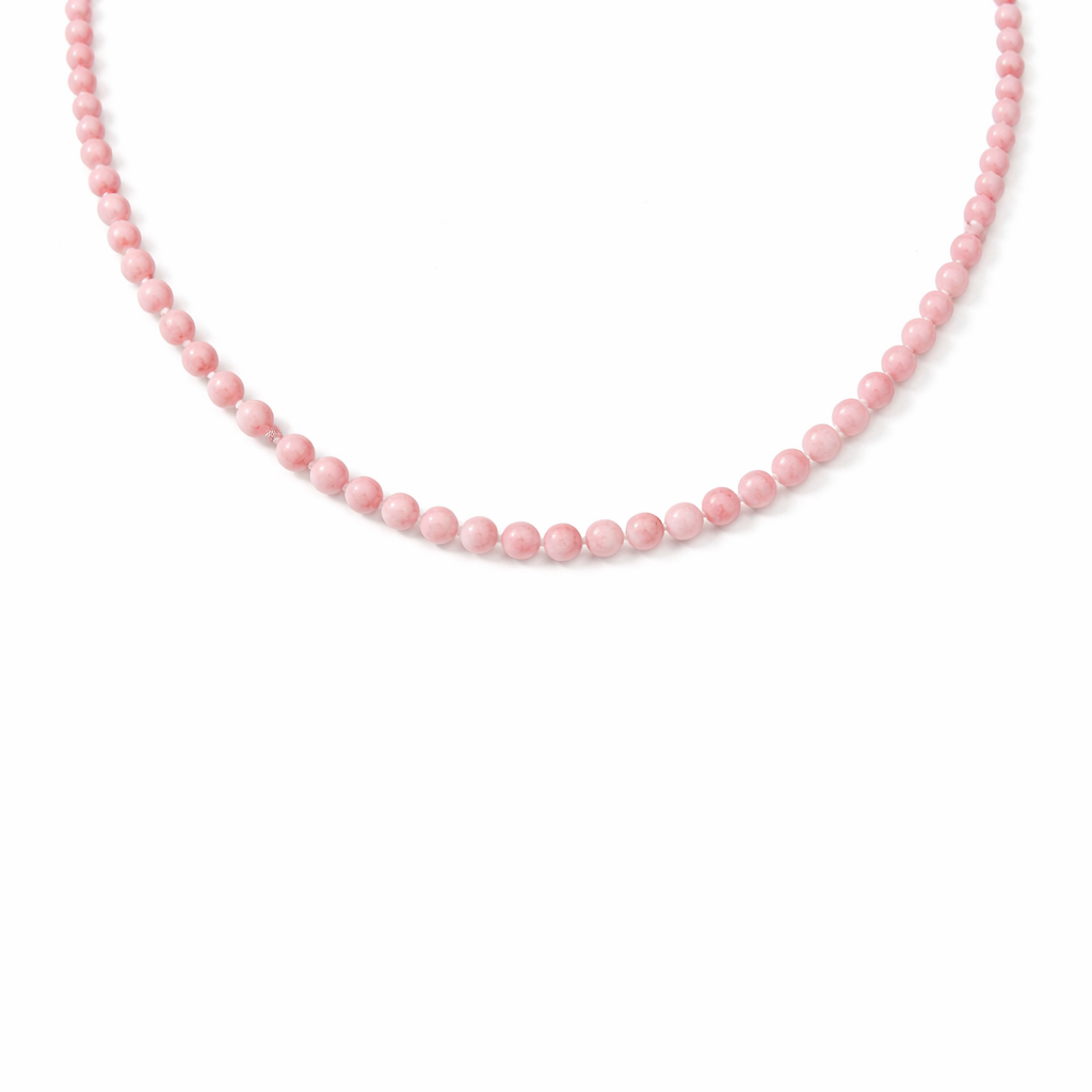 Collana in corallo rosa