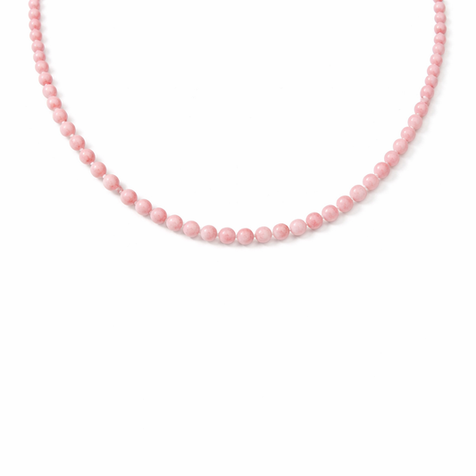 Collana in corallo rosa