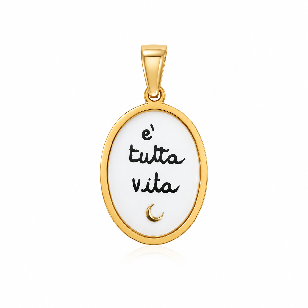 È tutta vita - charm in acciaio