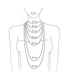 Collana in acciaio con cuore sacro