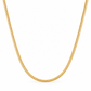 Base collana in acciaio dorato - 60 cm