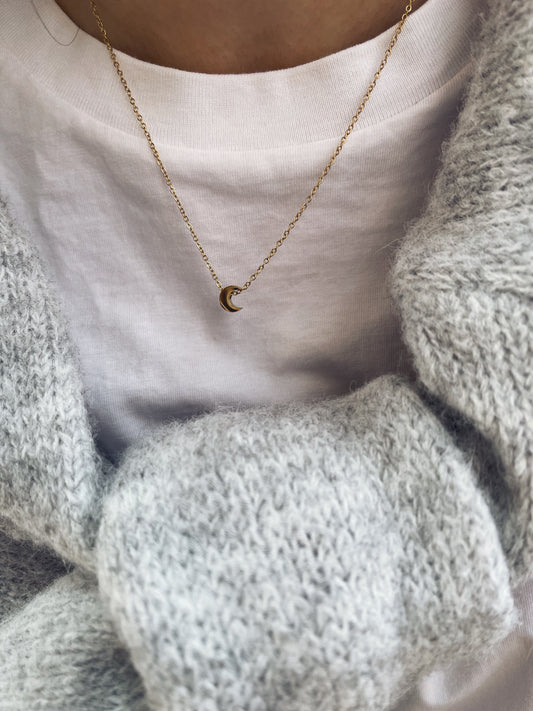 Luna - Collana in acciaio - Dettagli di Moda