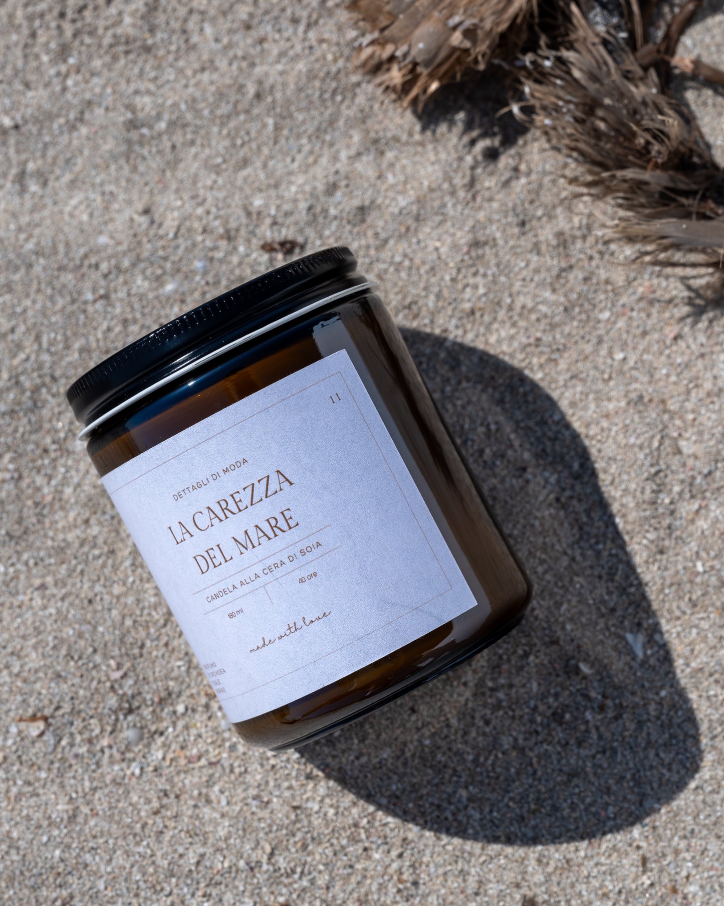 La carezza del mare - candela alla cera di soia - Dettagli di Moda