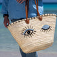 Borsa da mare in paglia