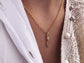 Collana in argento 925 con cornetto