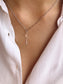 Collana in argento 925 con bacchetta magica