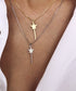 Collana in argento 925 con bacchetta magica