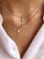 Collana in argento 925 con bacchetta magica