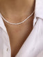 Collana con perle di fiume modello riso - Dettagli di Moda