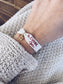 Il cuore sa - Bracciale in fettuccina di cotone