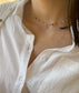 Collana rosario in argento 925 con stella